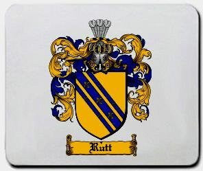 Rutt coat of arms mouse pad