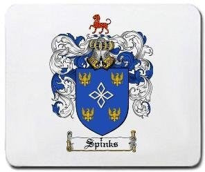 Spinks coat of arms mouse pad