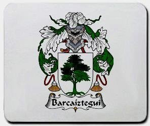 Barcaiztegui coat of arms mouse pad