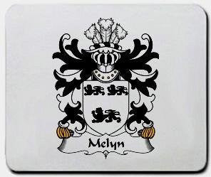 Melyn coat of arms mouse pad