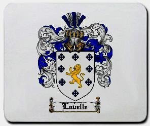 Lavelle coat of arms mouse pad