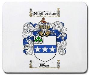 Wyer coat of arms mouse pad