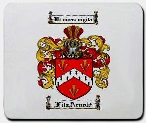 Fitzarnold coat of arms mouse pad
