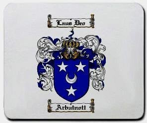 Arbutnott coat of arms mouse pad