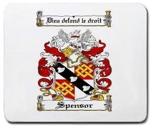 Spensor coat of arms mouse pad