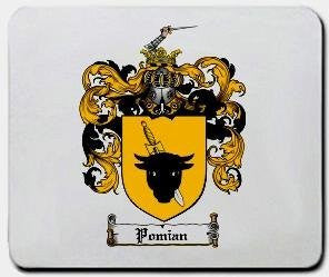 Pomian coat of arms mouse pad