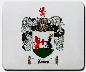 Leavy coat of arms mouse pad