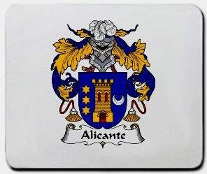 Alicante coat of arms mouse pad