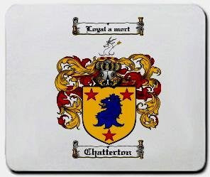 Chatterton coat of arms mouse pad