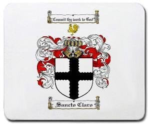 Sanctoclaro coat of arms mouse pad