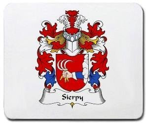 Sierpy coat of arms mouse pad