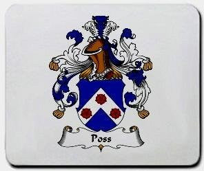 Poss coat of arms mouse pad