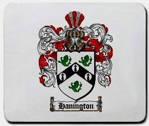 Hanington coat of arms mouse pad