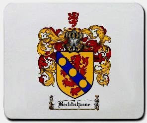 Beckinhame coat of arms mouse pad