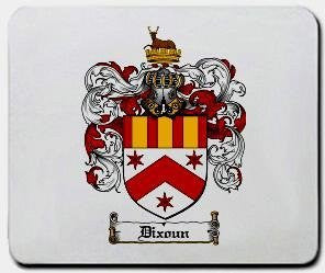 Dixoun coat of arms mouse pad