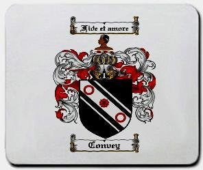 Convey coat of arms mouse pad