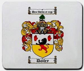 Dailey coat of arms mouse pad