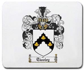 Twoley coat of arms mouse pad