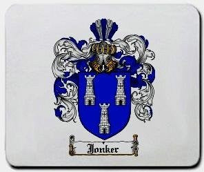 Jonker coat of arms mouse pad