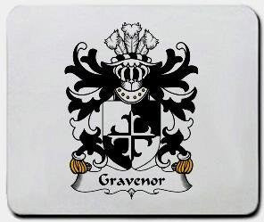 Gravenor coat of arms mouse pad
