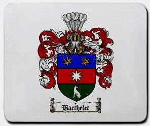 Barthelet coat of arms mouse pad