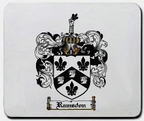 Ramsdon coat of arms mouse pad