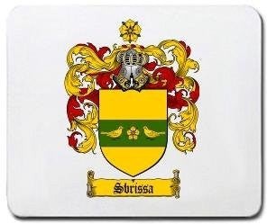 Sbrissa coat of arms mouse pad