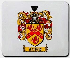 Layfield coat of arms mouse pad
