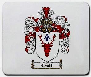 Coutt coat of arms mouse pad