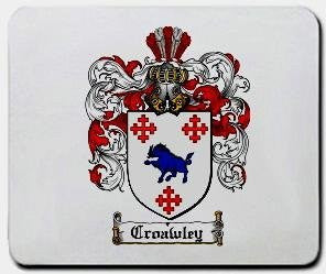 Croawley coat of arms mouse pad