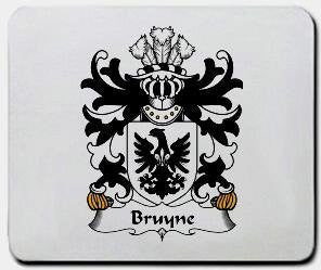 Bruyne coat of arms mouse pad