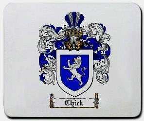 Chick coat of arms mouse pad