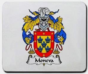 Moneva coat of arms mouse pad