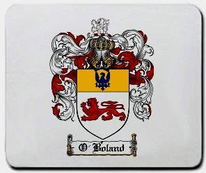 O'boland coat of arms mouse pad