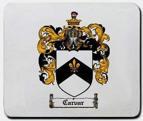 Carvar coat of arms mouse pad