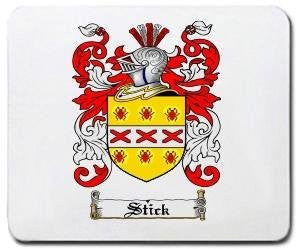 Stick coat of arms mouse pad