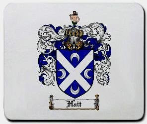Hait coat of arms mouse pad