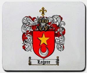 Legere coat of arms mouse pad