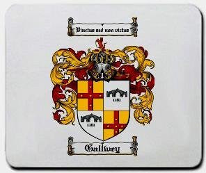 Gallwey coat of arms mouse pad