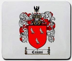 Cesani coat of arms mouse pad