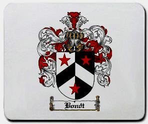 Bondt coat of arms mouse pad