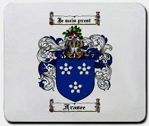 Frasee coat of arms mouse pad