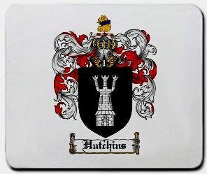 Hutchins coat of arms mouse pad