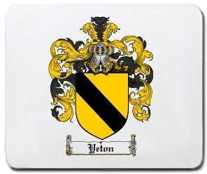 Yeton coat of arms mouse pad