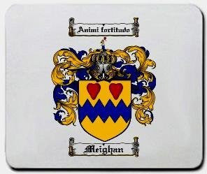 Meighan coat of arms mouse pad