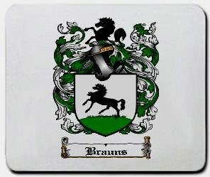 Brauns coat of arms mouse pad