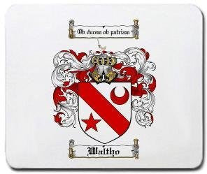 Waltho coat of arms mouse pad