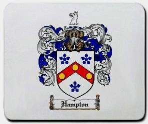 Hampton coat of arms mouse pad