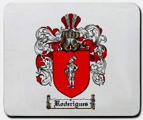 Roderigues coat of arms mouse pad