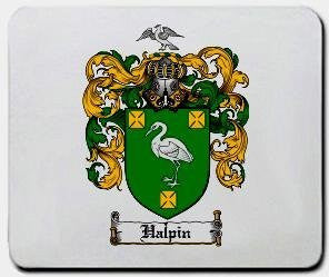 Halpin2 coat of arms mouse pad